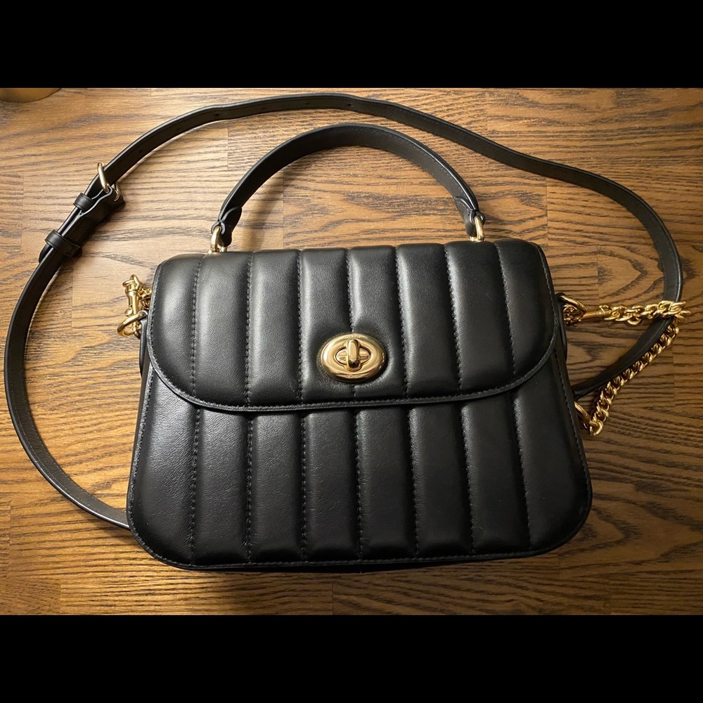 Coach Marlie Top Handle Satchel with Quilting. Perfect  Condition.